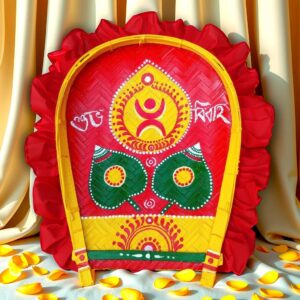 Arushis Boron Kulo for Bengali Wedding with Jhalor, Marriage, Kulo, Pooja Samagri Keeper Tray, Kulo, Soop, Made of Bamboo 45.7x35.6 cm (18x14inch), Large Size