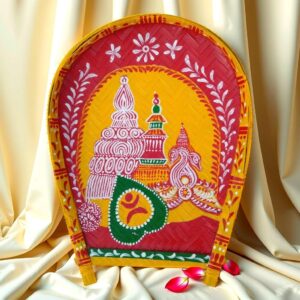 Arushis Boron Kulo for Bengali Wedding, Unique Design Marriage, Kulo, Pooja Samagri Keeper Tray, Kulo, Soop, Made of Bamboo 45.7x35.6 cm (18x14inch), Large Size